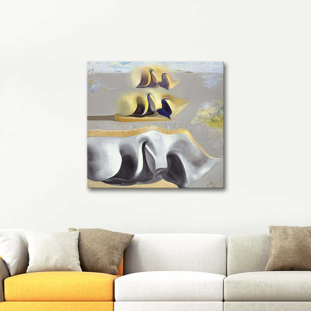 Salvador Dali The Three Glorious Enigmas of Gala Art Print