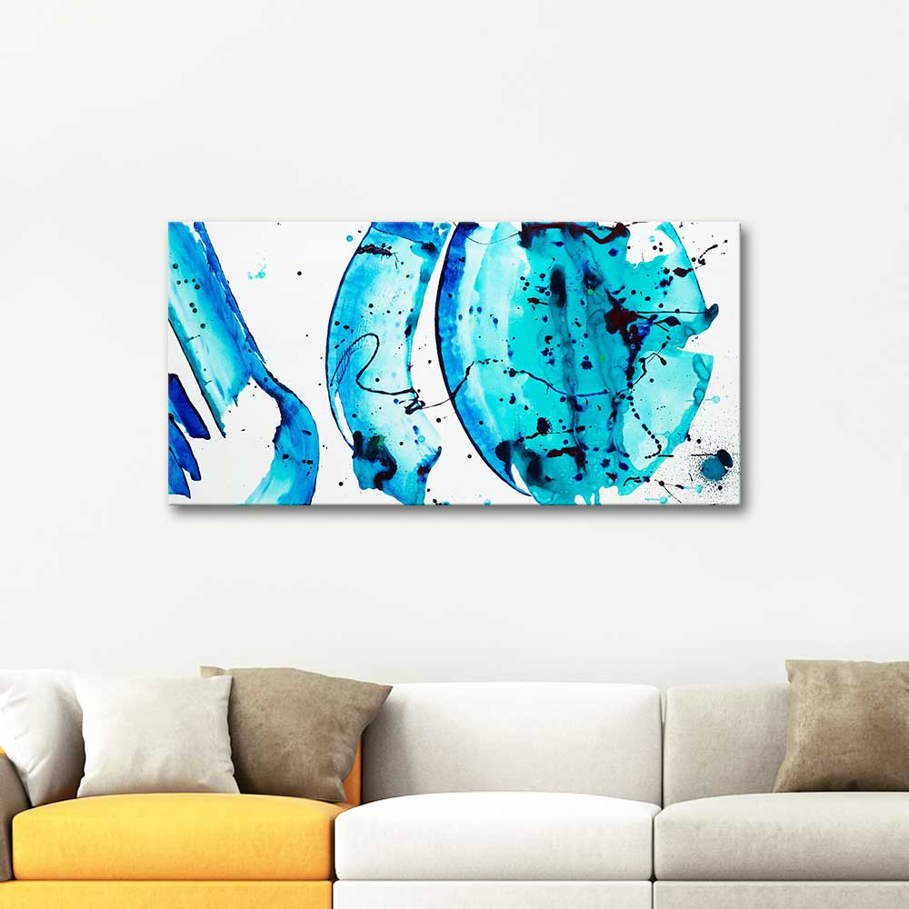Sam Francis Deep Turquoise Art Print