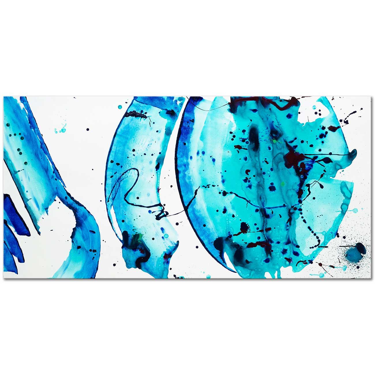 Deep Turquoise by Sam Francis