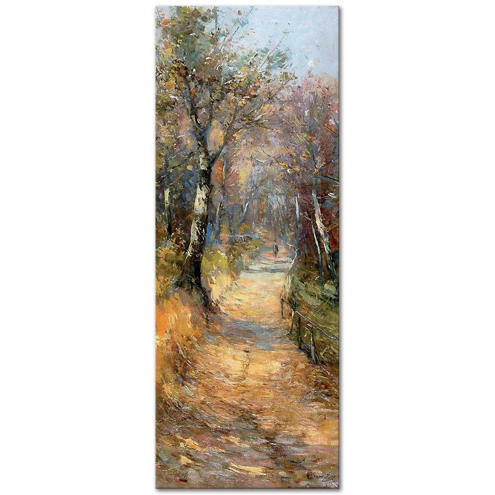 Sami Yetik Yıldız Parkında Gezinti Kanvas Tablo