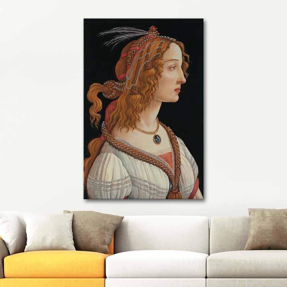 Sandro Botticelli Idealized Portrait of a Lady Art Print
