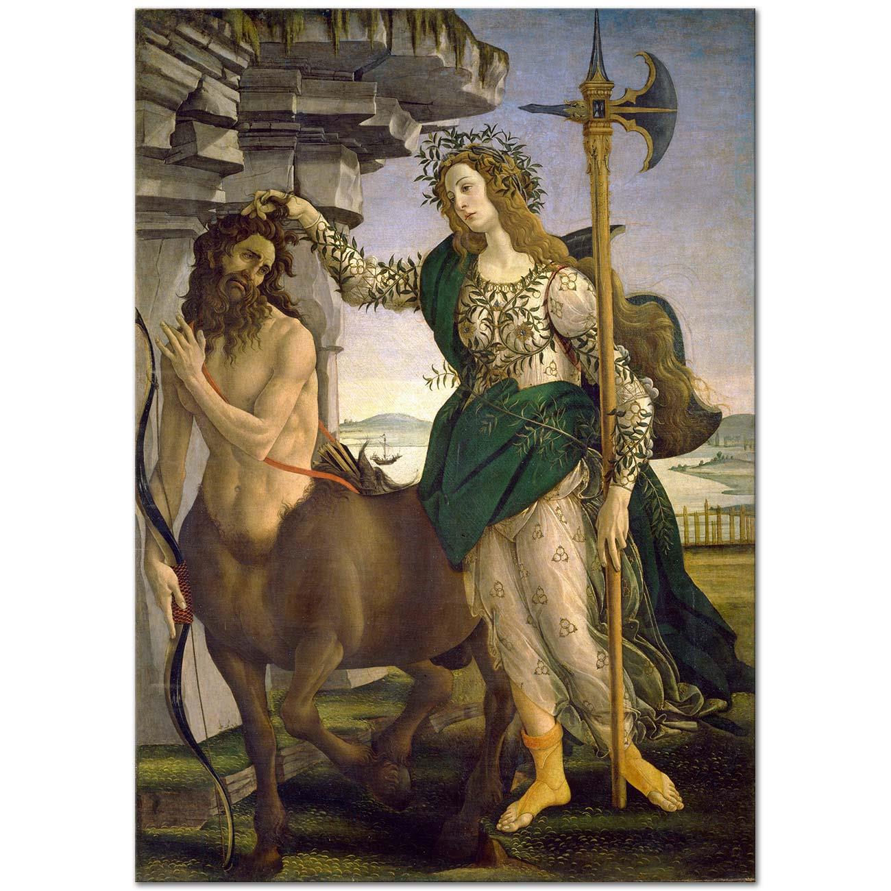 Pallas and the Centaur by Sandro Botticelli