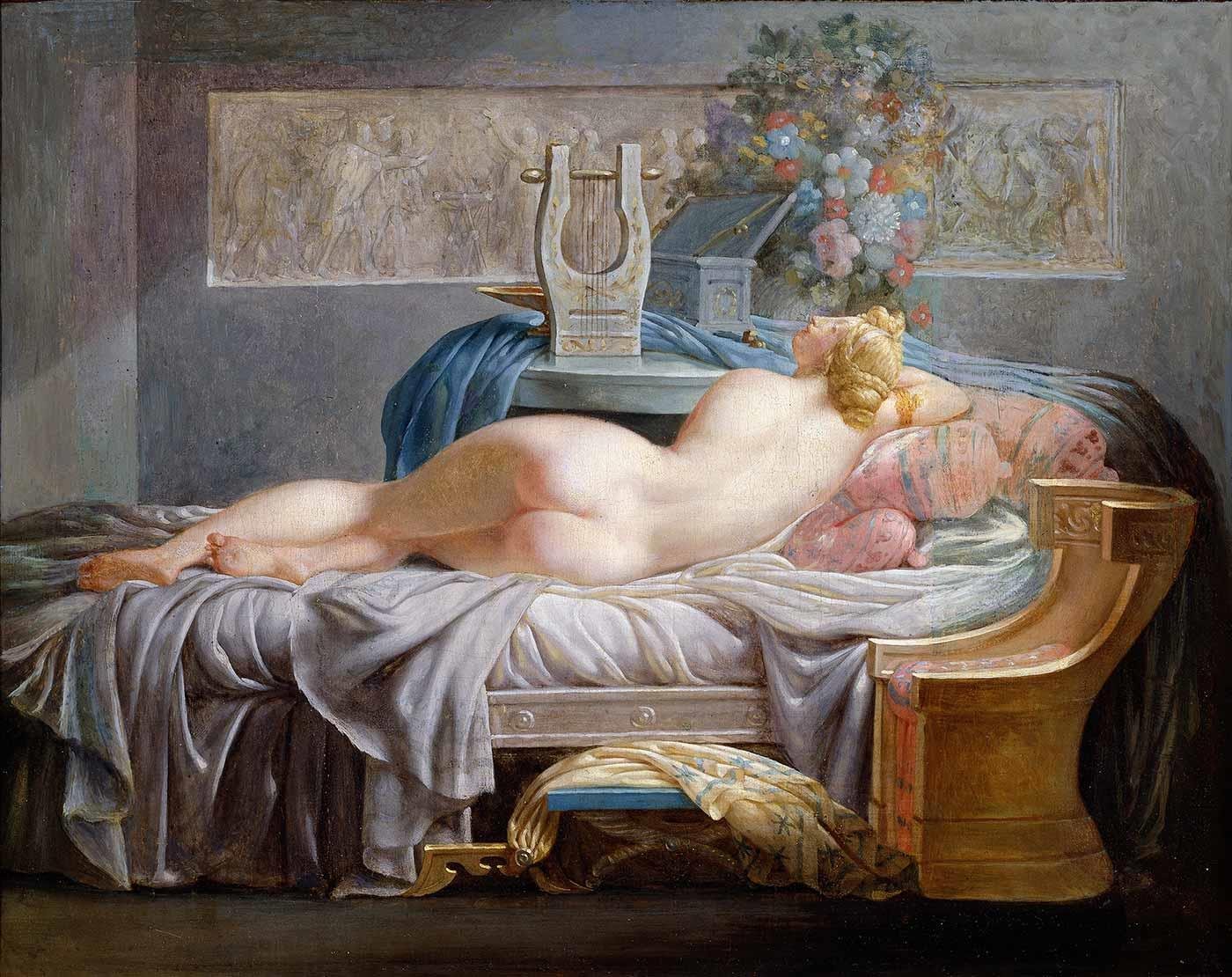 Sapho by Jean-Baptiste Regnault