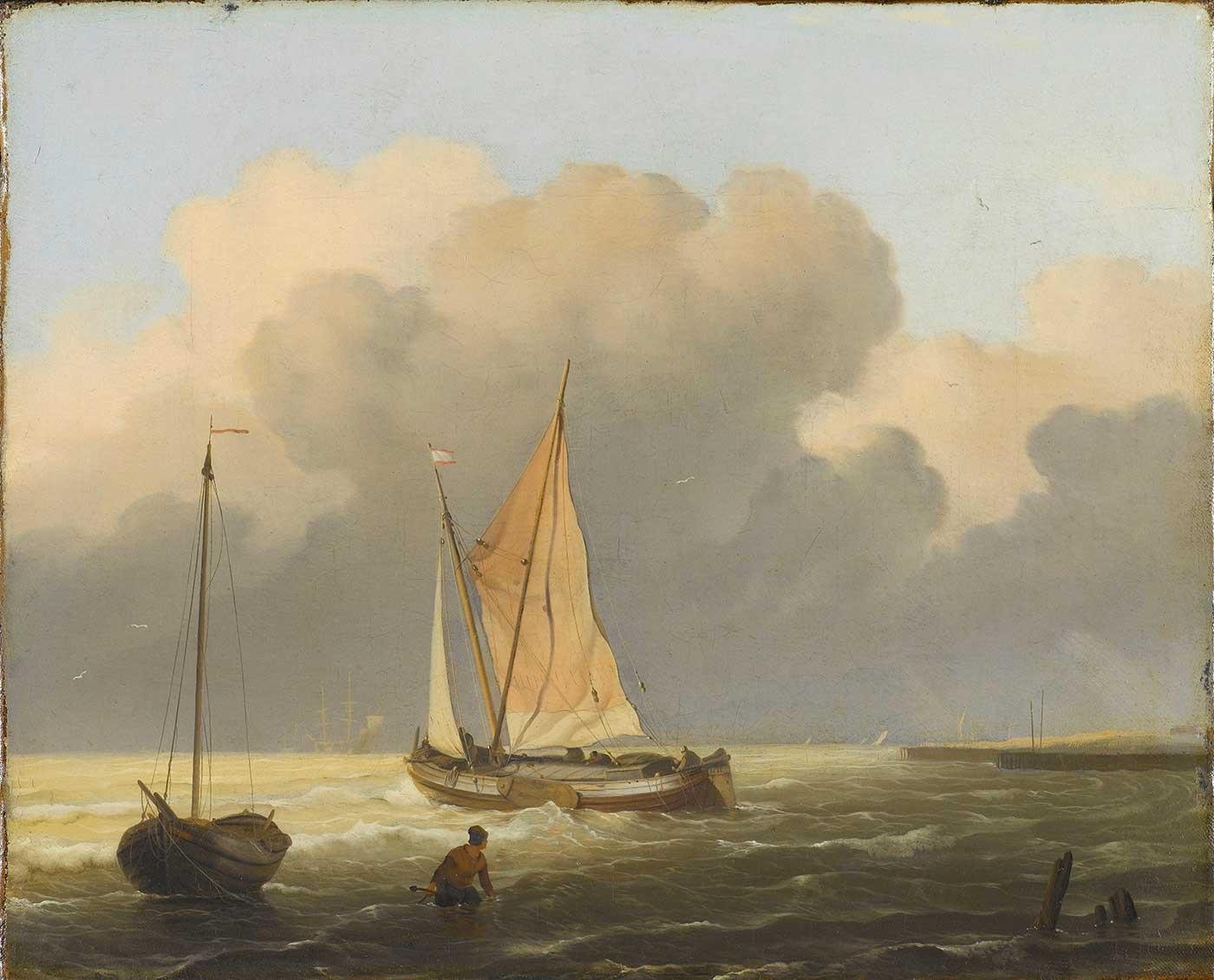 Seas off the Coast by Ludolf Backhuysen