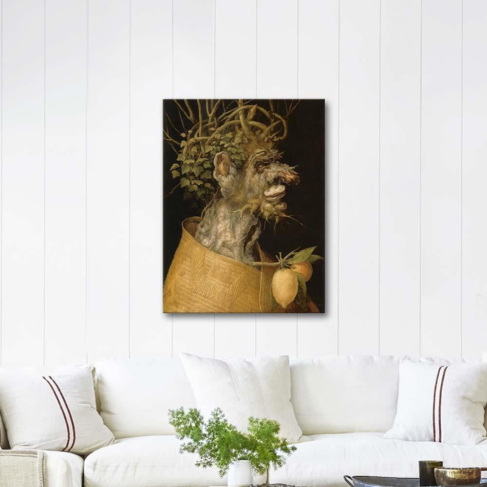 Giuseppe Arcimboldo Mevsimler Kanvas Tablo