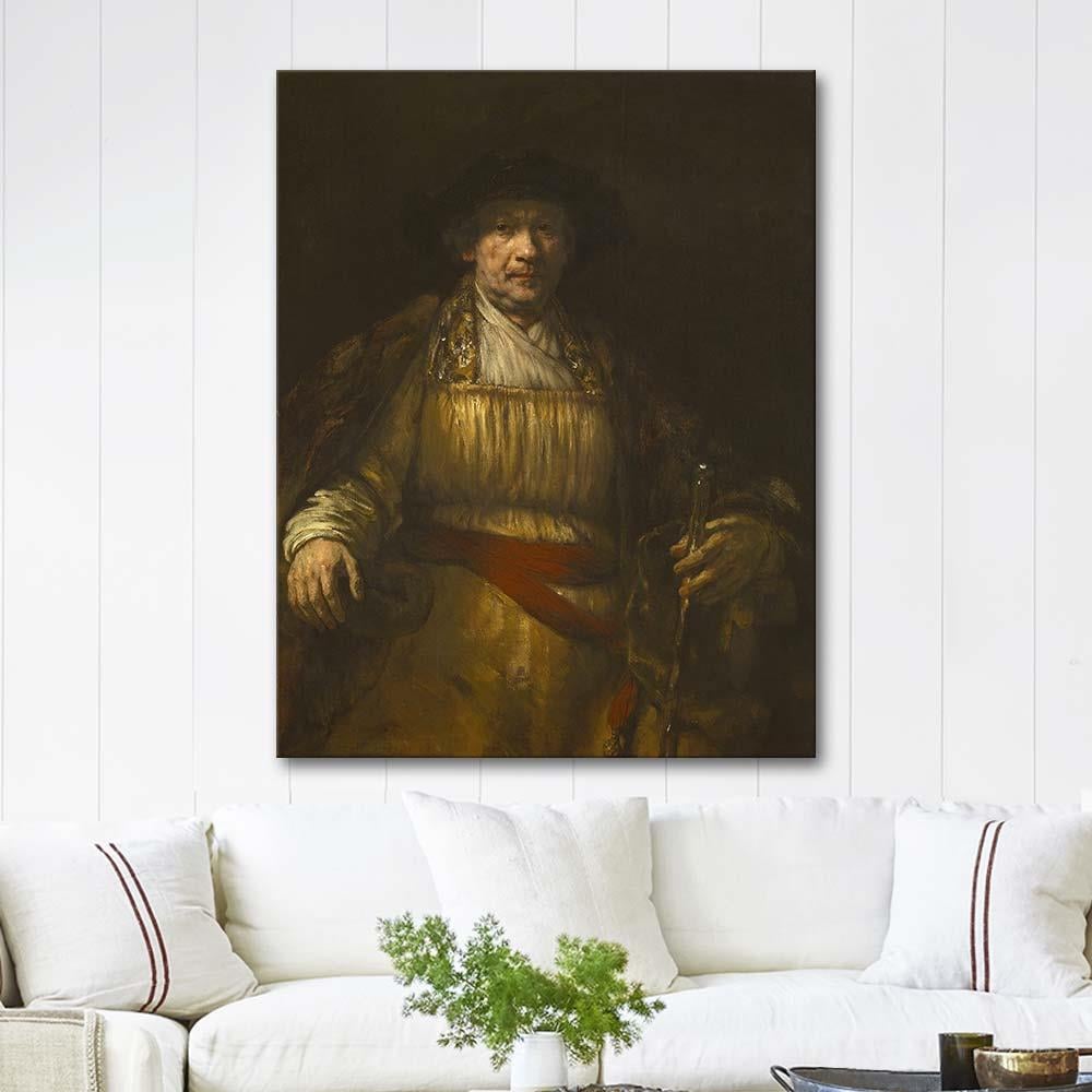 Self-Portrait by Rembrandt van Rijn as Art Print