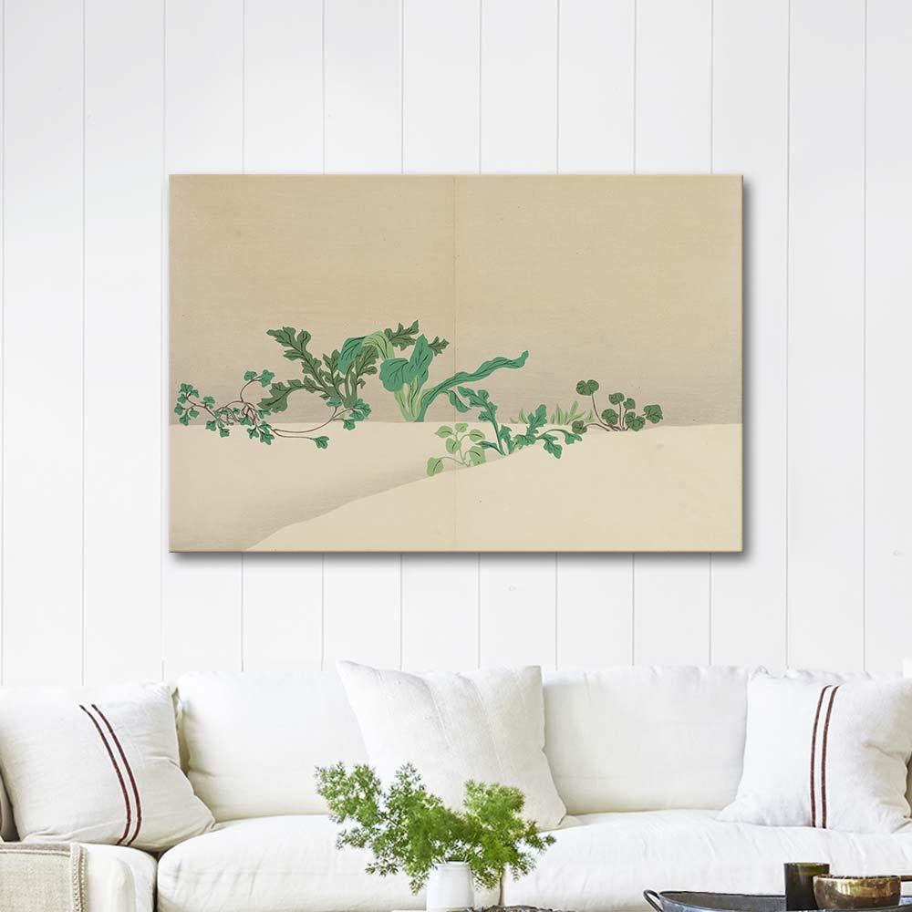 Seven Herbs of Early Spring by Kamisaka Sekka as Art Print