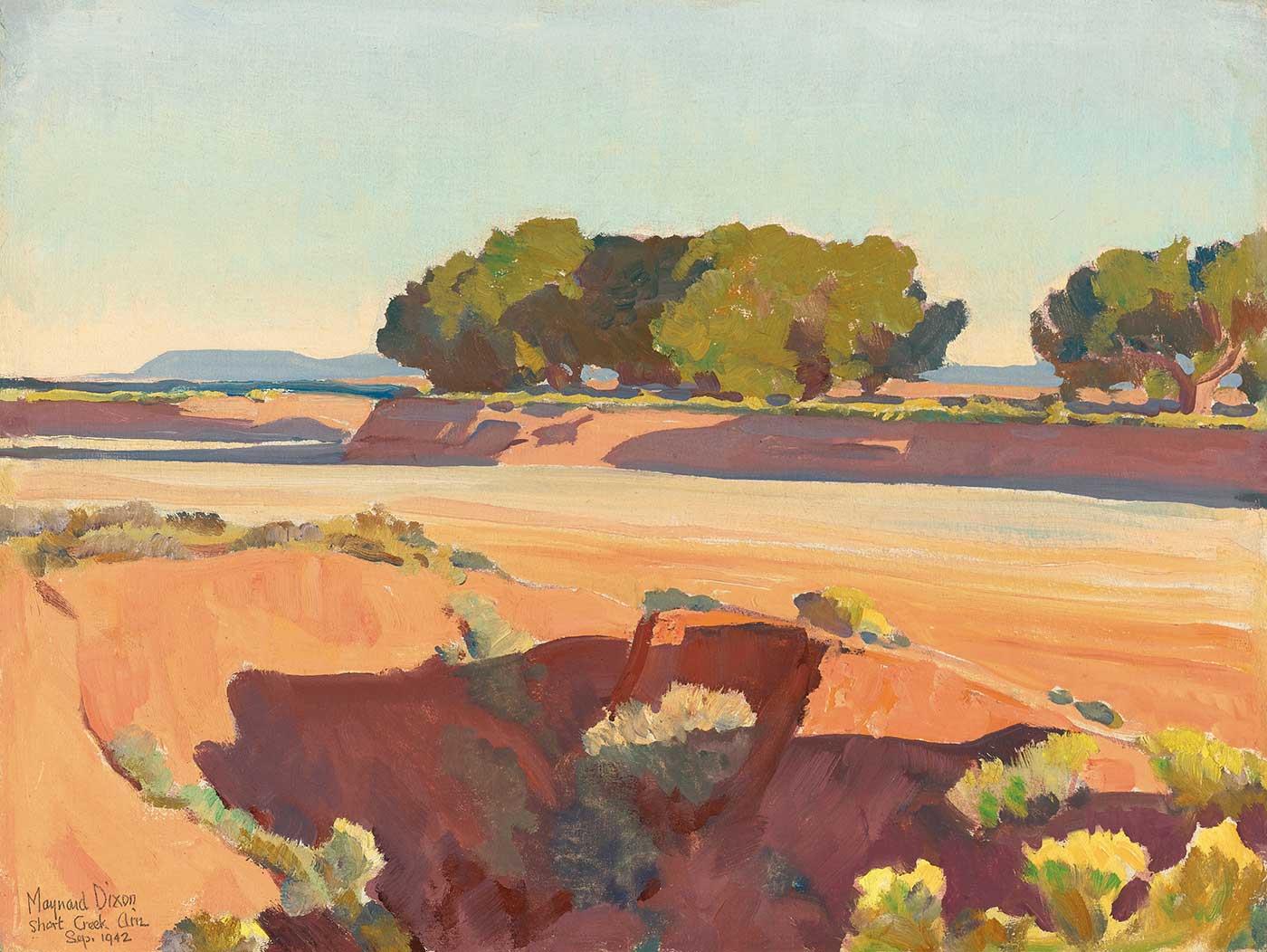 Shadows on Short Creek by Maynard Dixon