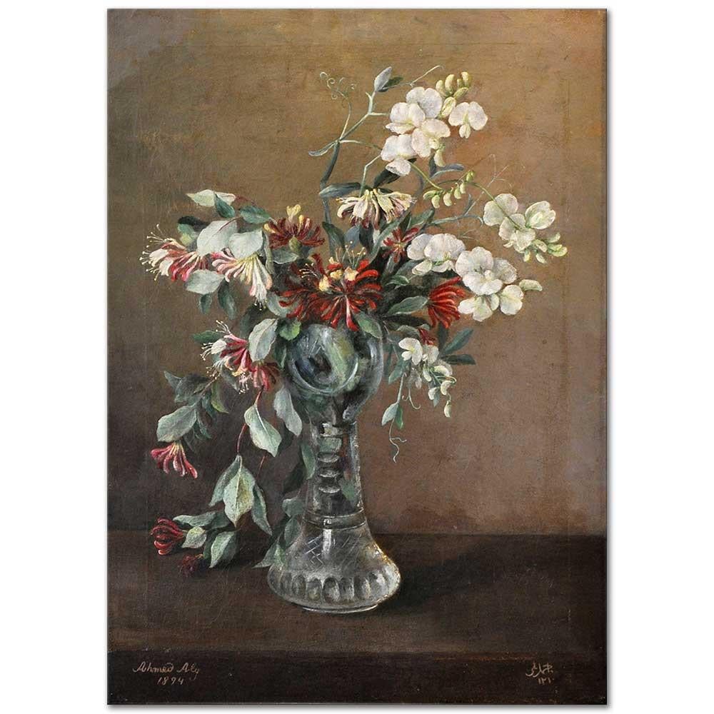 Flowers in a Vase by Sheker Ahmet Pasha