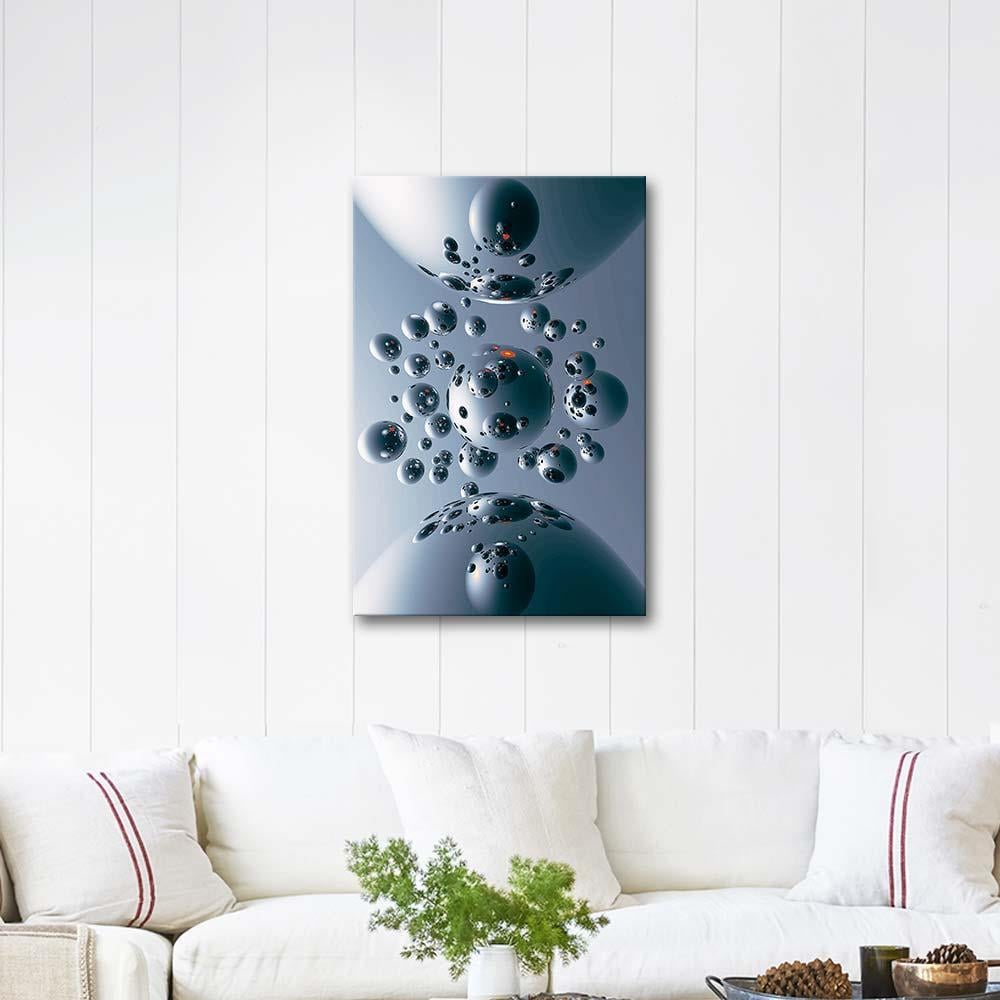Silver Satellites as Art Print