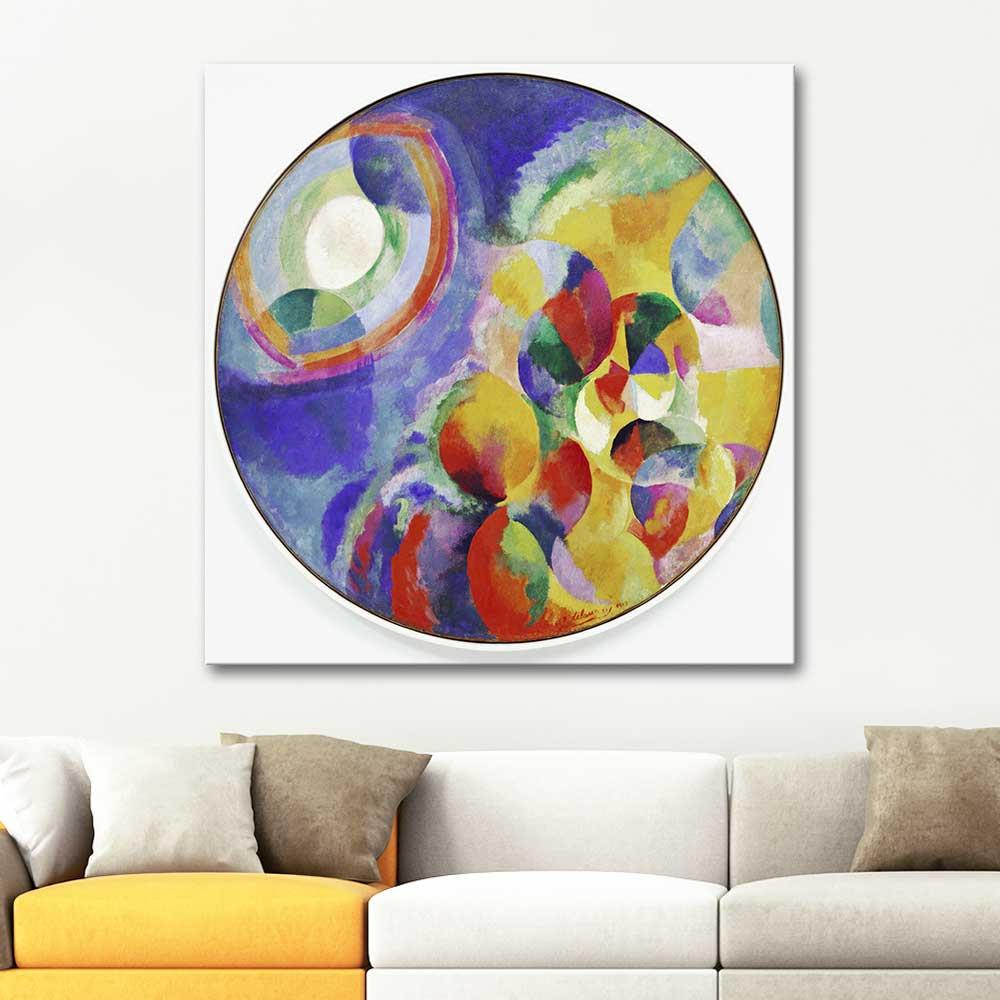 Simultaneous Contrasts Sun and Moon by Robert Delaunay as Art Print