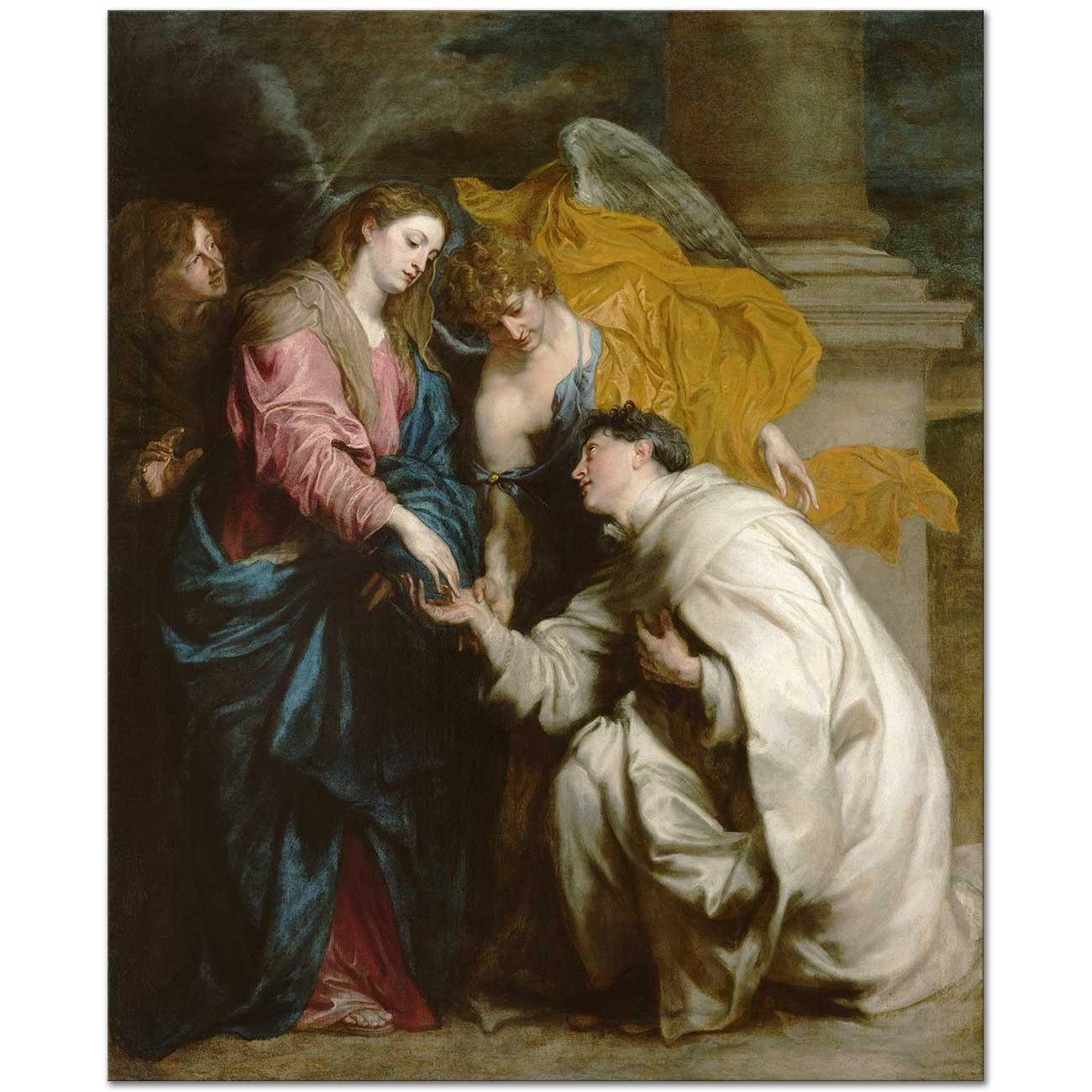 Sir Anthony Van Dyck Kutsal Joseph Hermann Kanvas Tablo