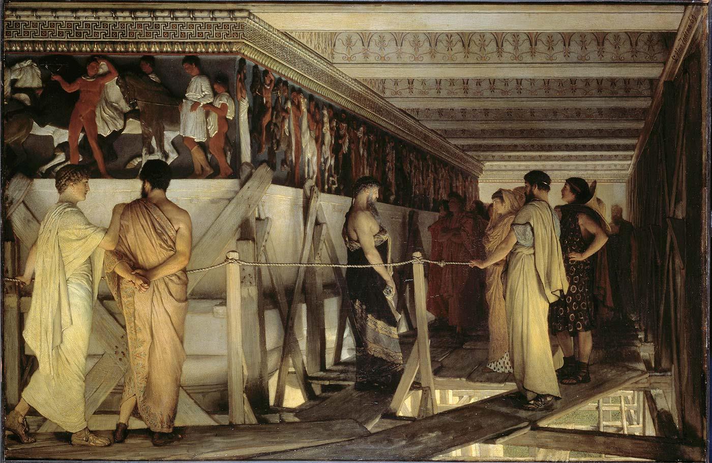 Pheidias And The Frieze Of The Parthenon by Sir Lawrence Alma