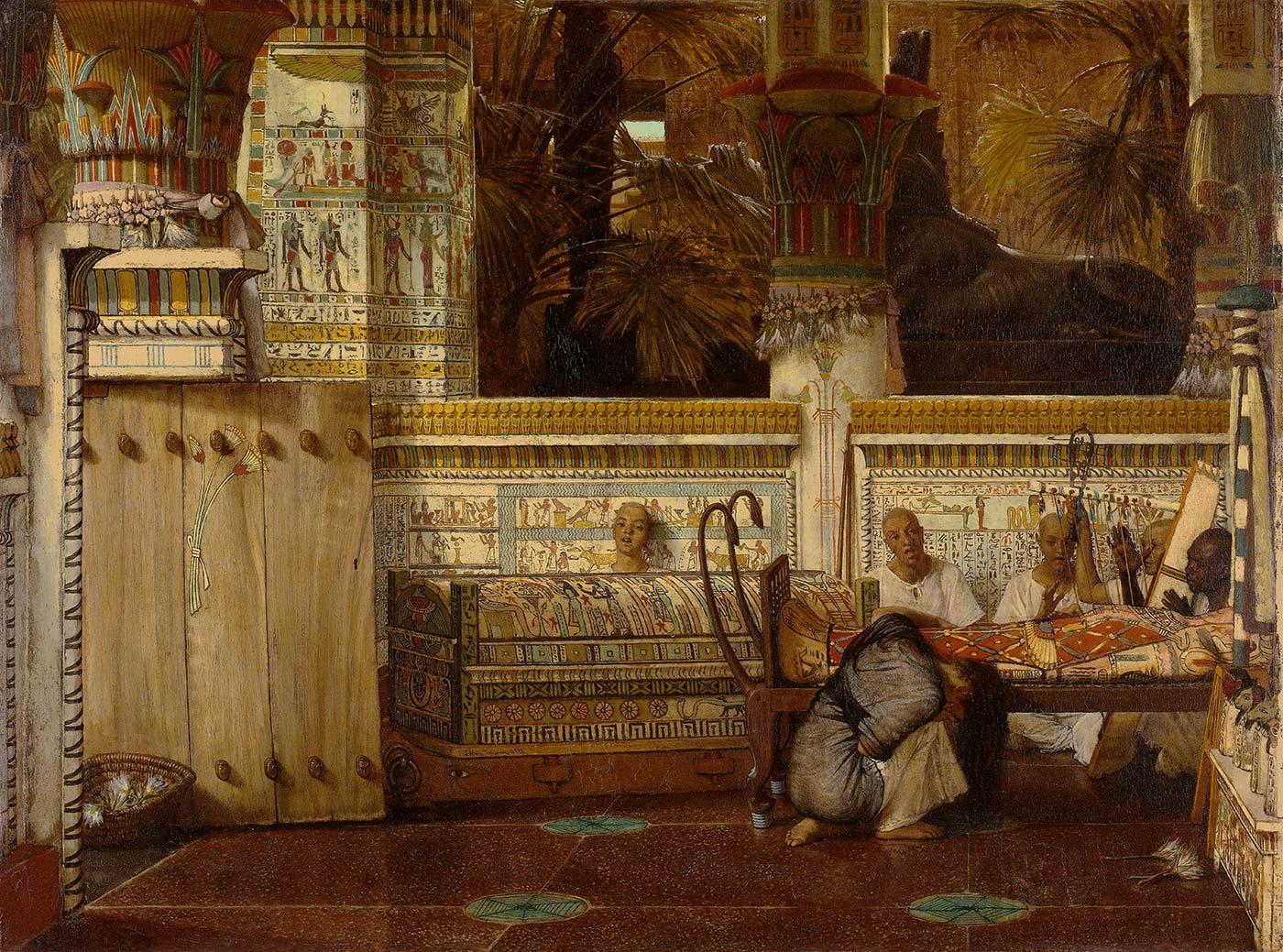The Egyptian Widow by Sir Lawrence Alma-Tadema