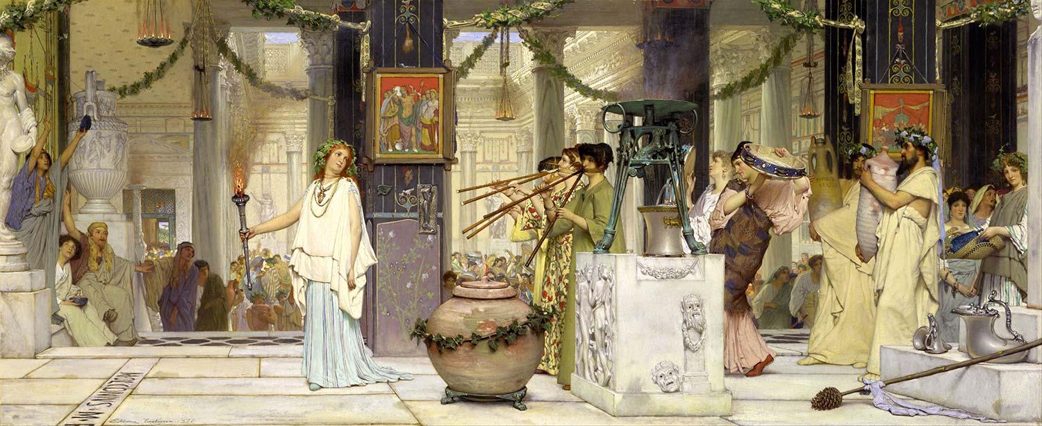 The Vintage Festival by Sir Lawrence Alma Tadema