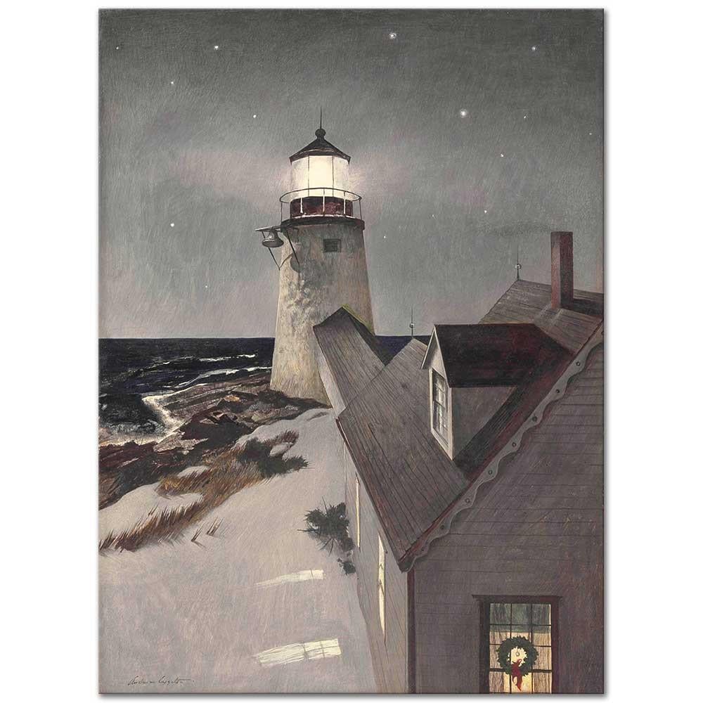 Andrew Wyeth Karlı Sabah Kanvas Tablo