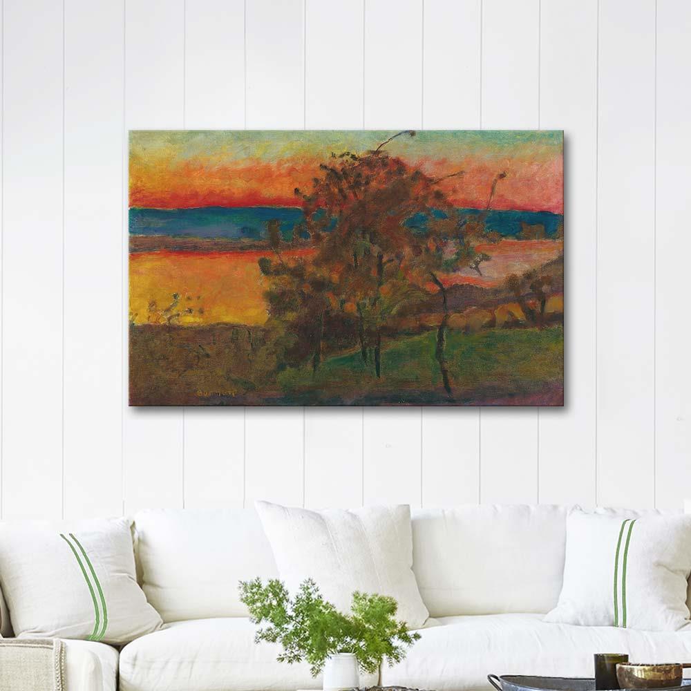 Pierre Bonnard Gün Batımı Kanvas Tablo