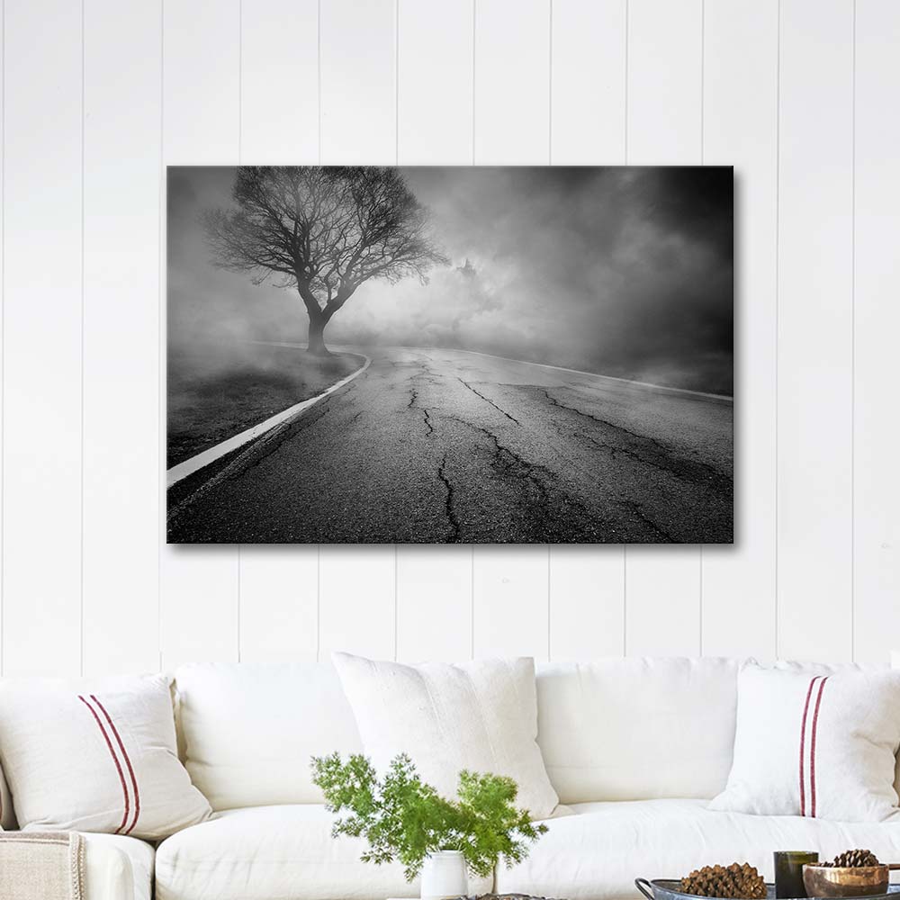 Spooky High Way Art Print