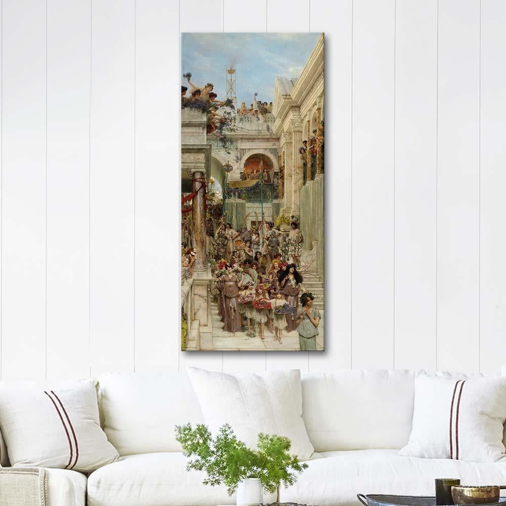 Sir Lawrence Alma-Tadema İlkbahar Kanvas Tablo