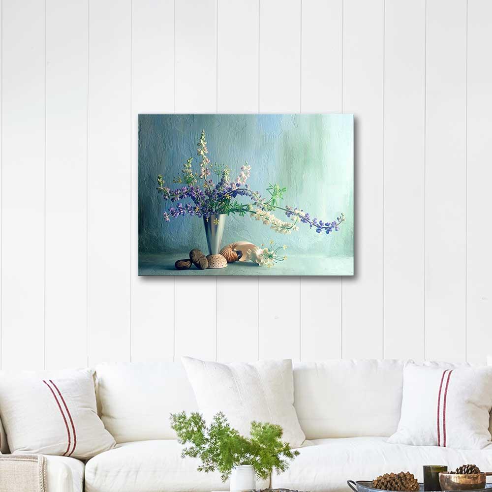 Spring Flowers in a Vase as Art Print