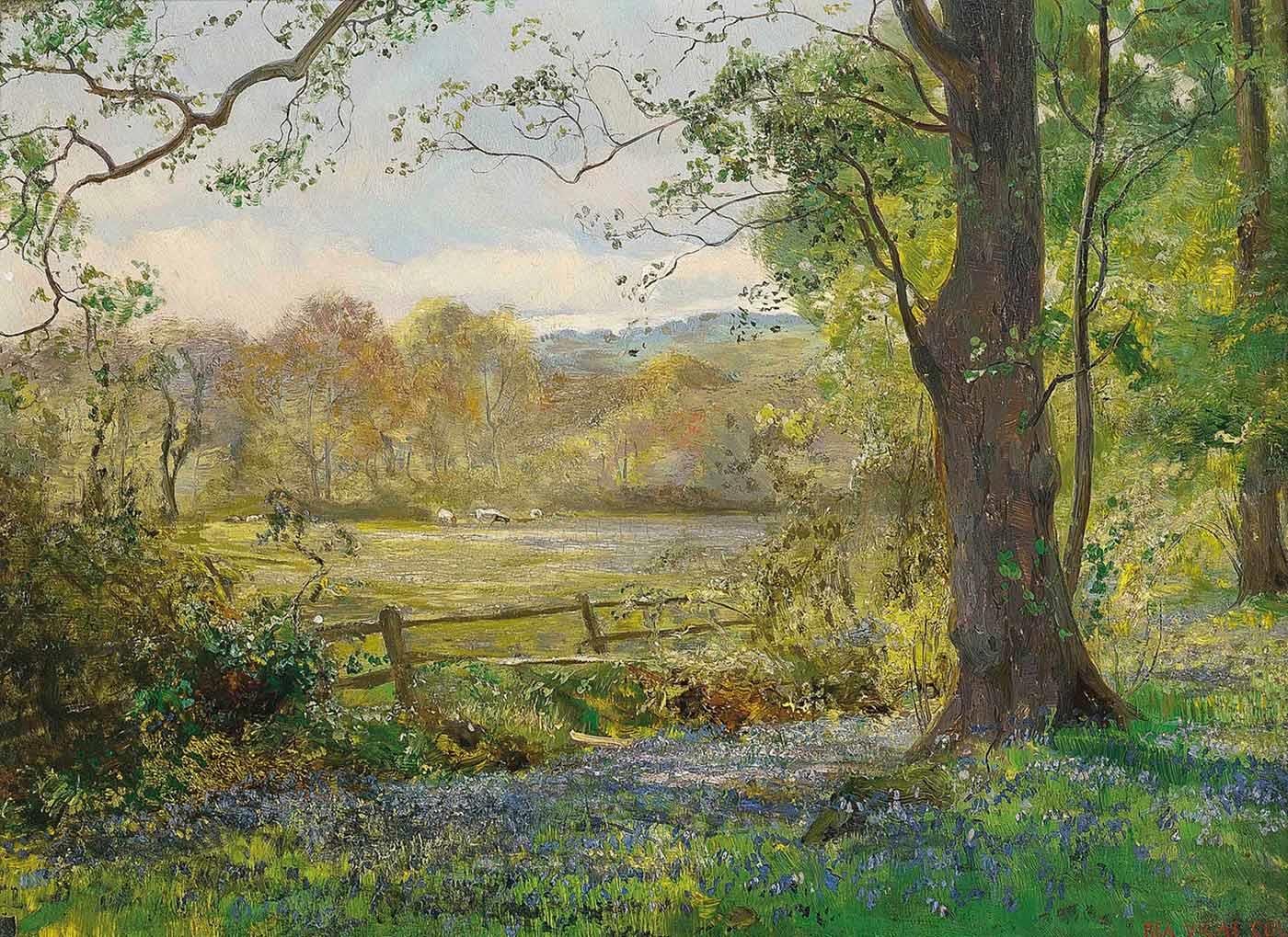 Springtime by George Vicat Cole as Art Print