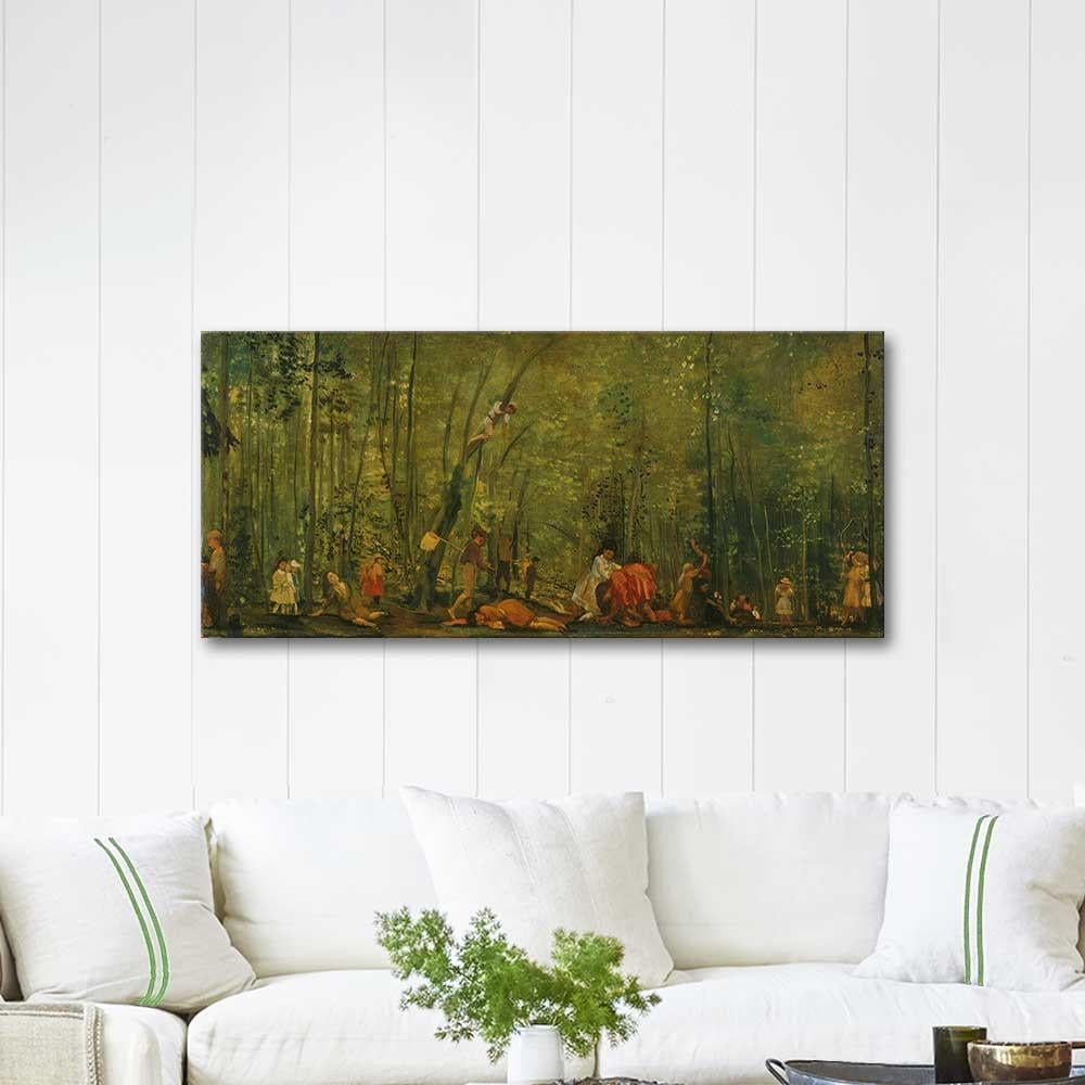 Arthur Bowen Davies İlkbahar Sevinci Kanvas Tablo