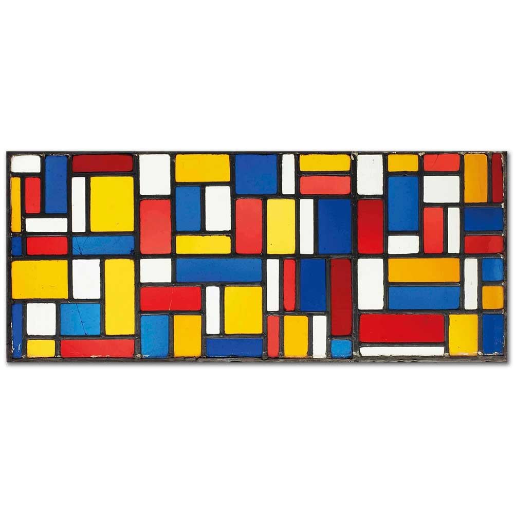 Stained Glass Composition by Theo van Doesburg as Art Print