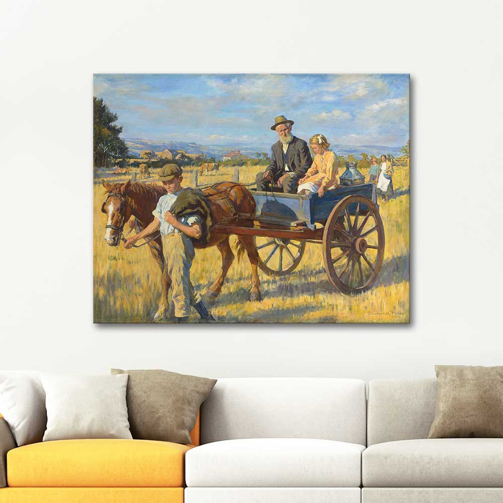 Stanhope Alexander Forbes Kısa Yoldan Geçiş Kanvas Tablo