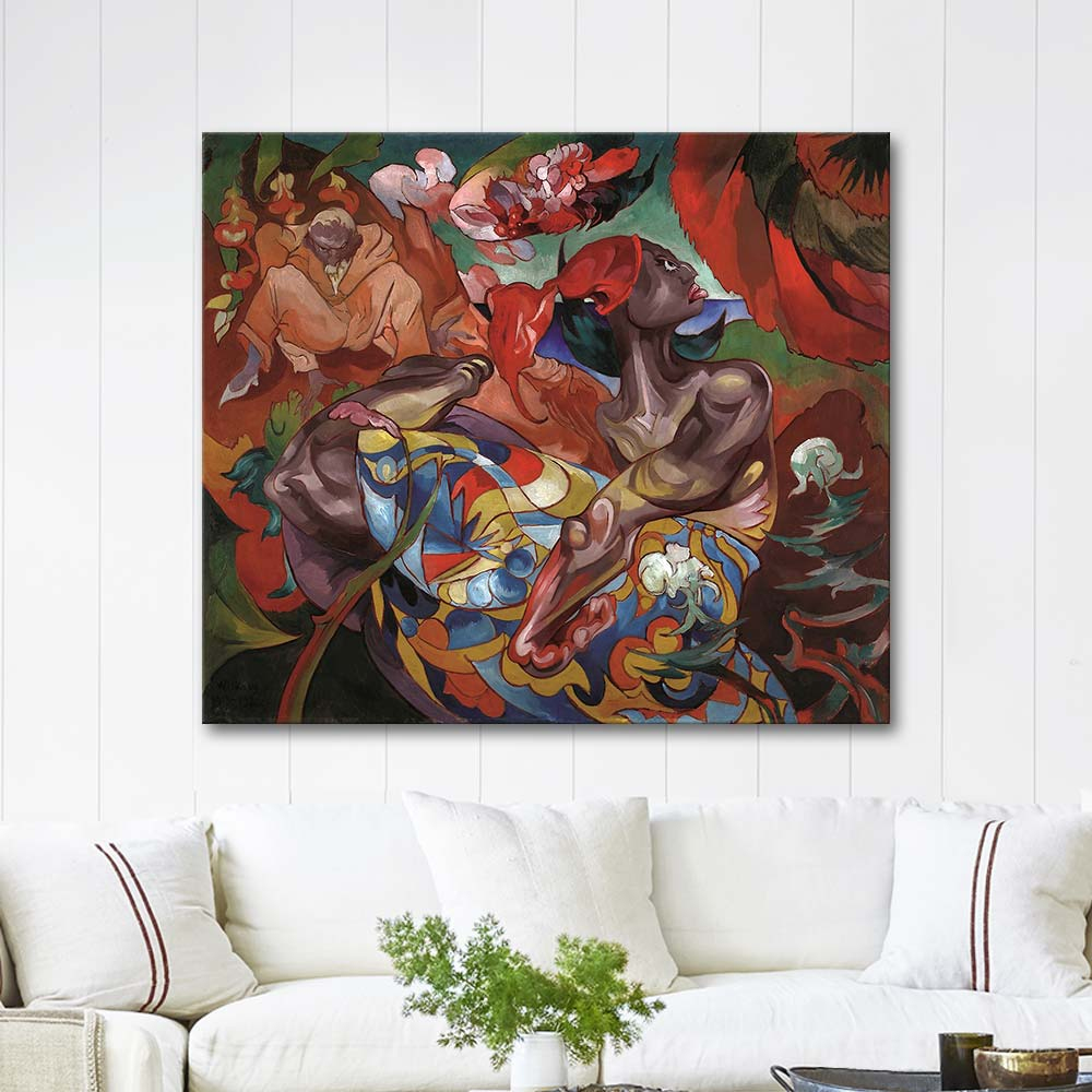 Stanislaw Ignacy Witkiewicz Visiting a Maharaja Art Print