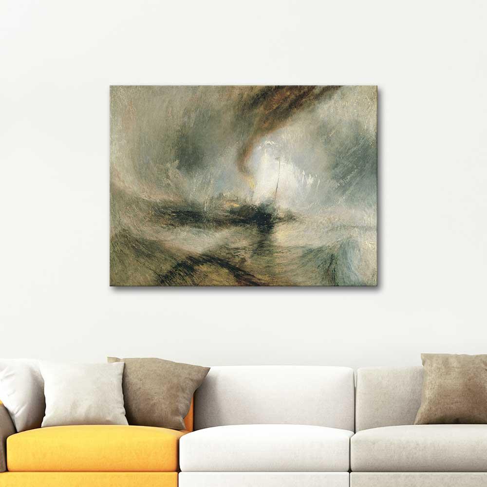 Steam Boat off a Harbour's Mouth by Joseph Mallord William Turner as Art Print