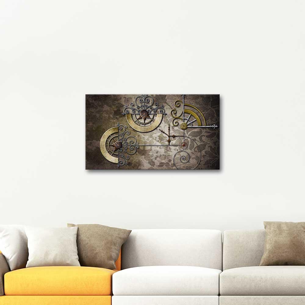 Steampunk Dekoratif Kanvas Tablo