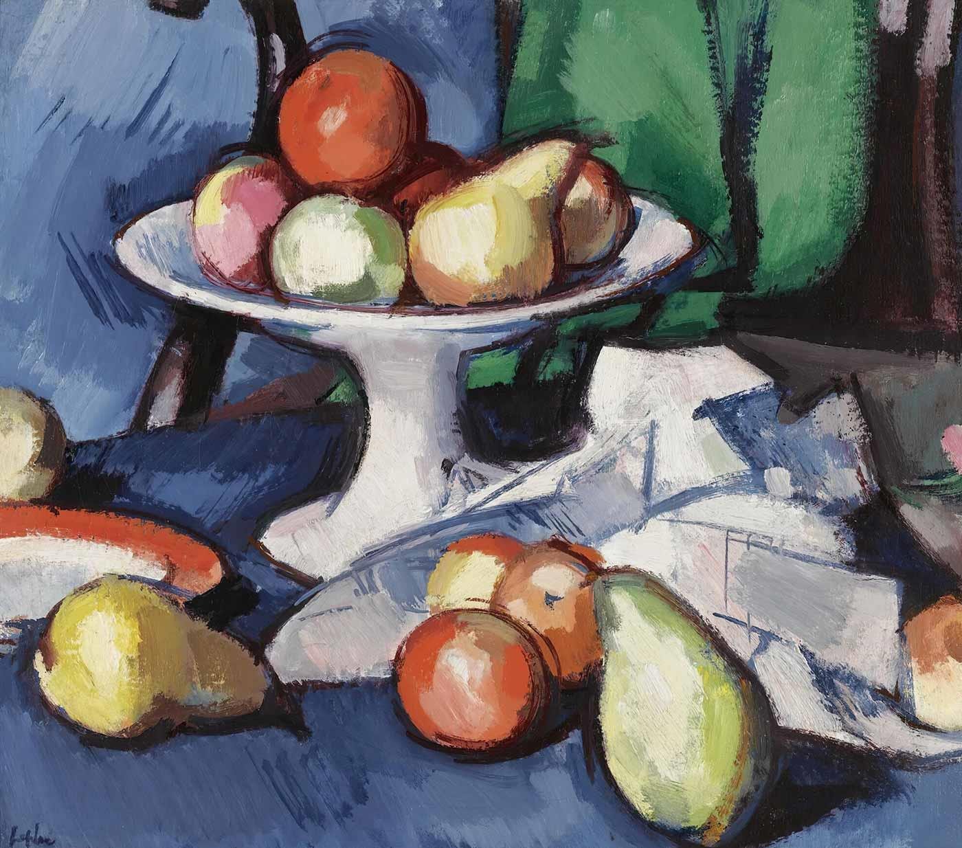 Still Life Of Fruit by Samuel Peploe