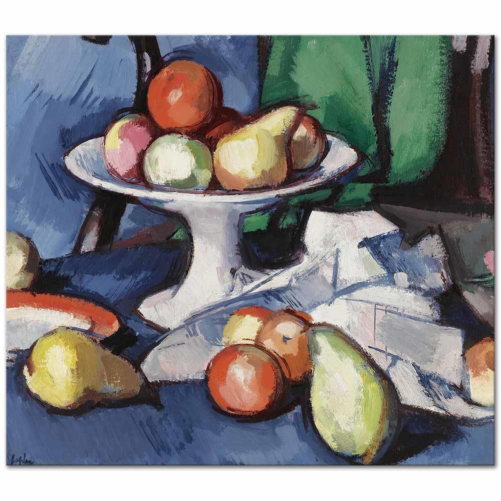 Still Life Of Fruit by Samuel Peploe as Art Print