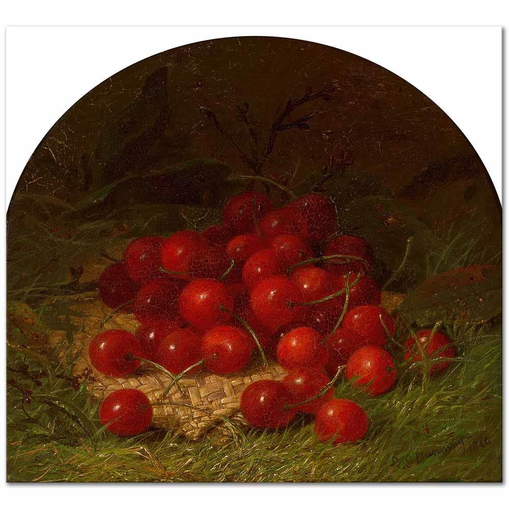 Robert Spear Dunning Kirazlı Natürmort Kanvas Tablo