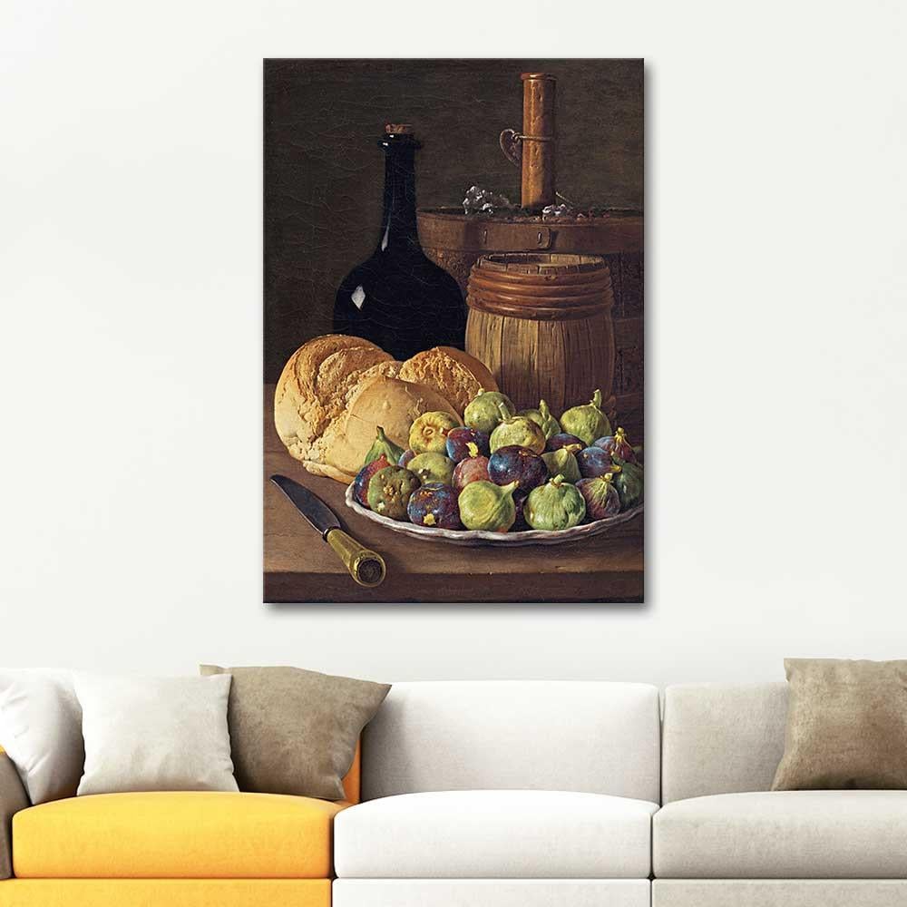 Still Life with Figs by Luis Egidio Melendez as Art Print
