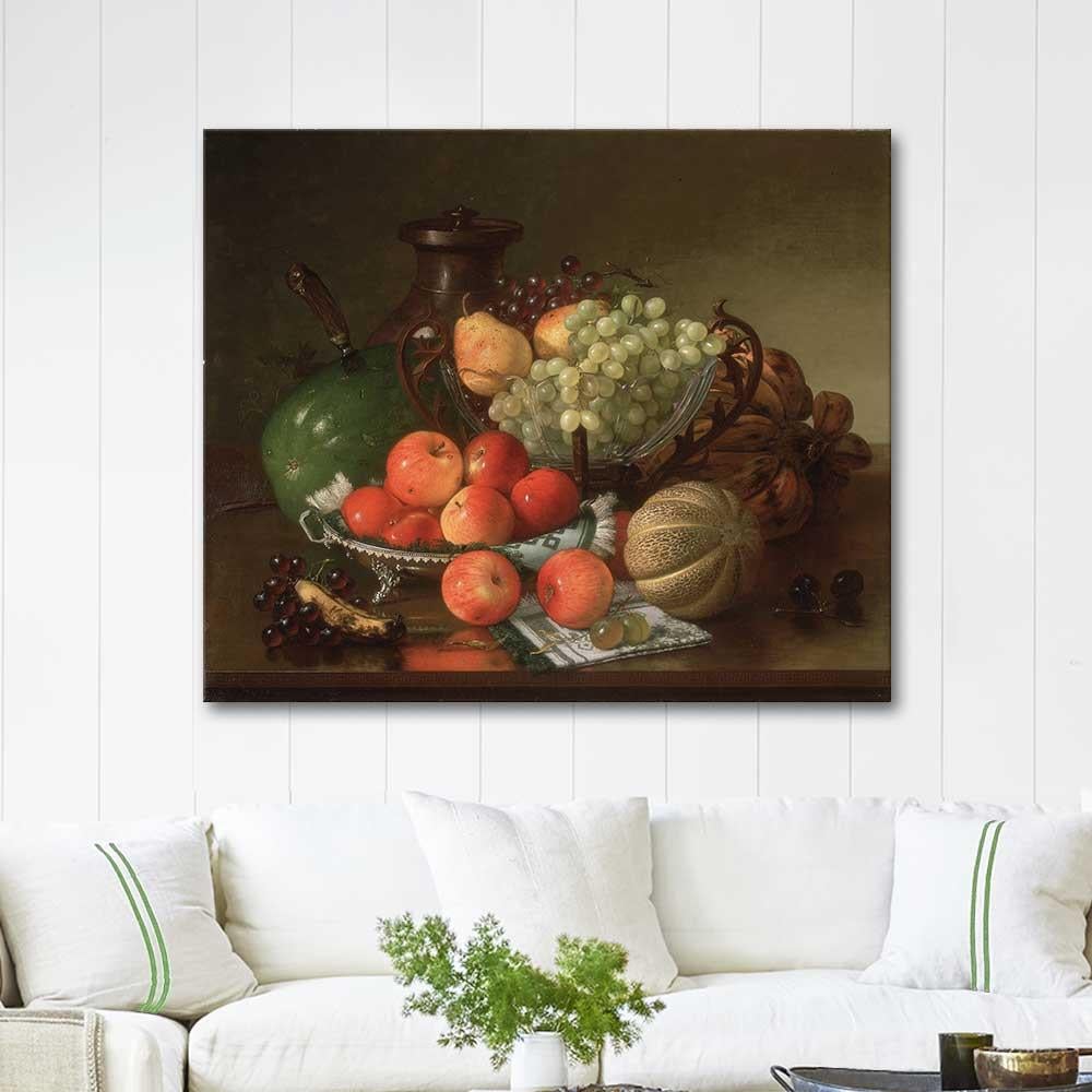 Still Life with Fruits by Robert Spear Dunning as Art Print