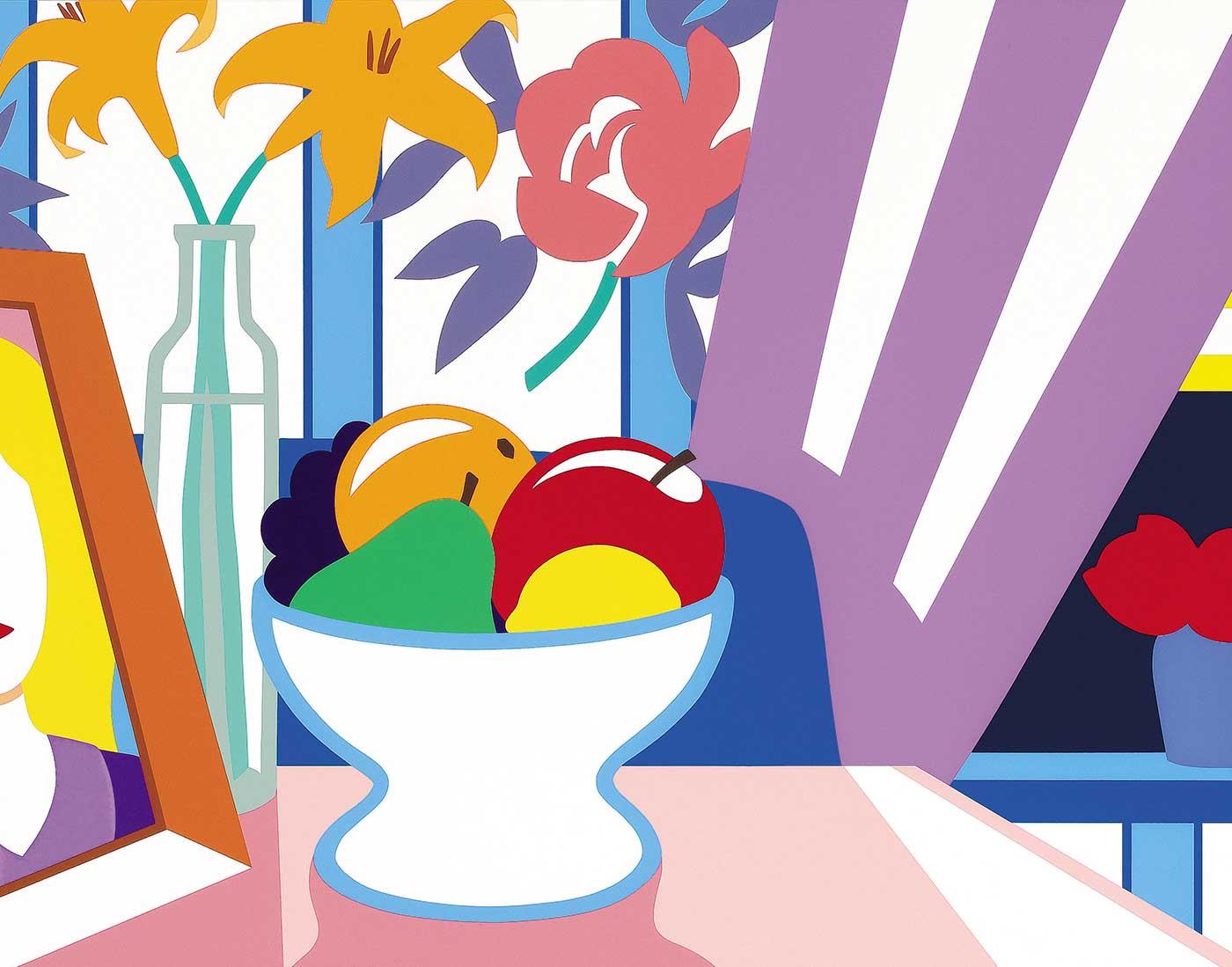 Tom Wesselmann Zambaklar ve Meyveler Kanvas Tablo