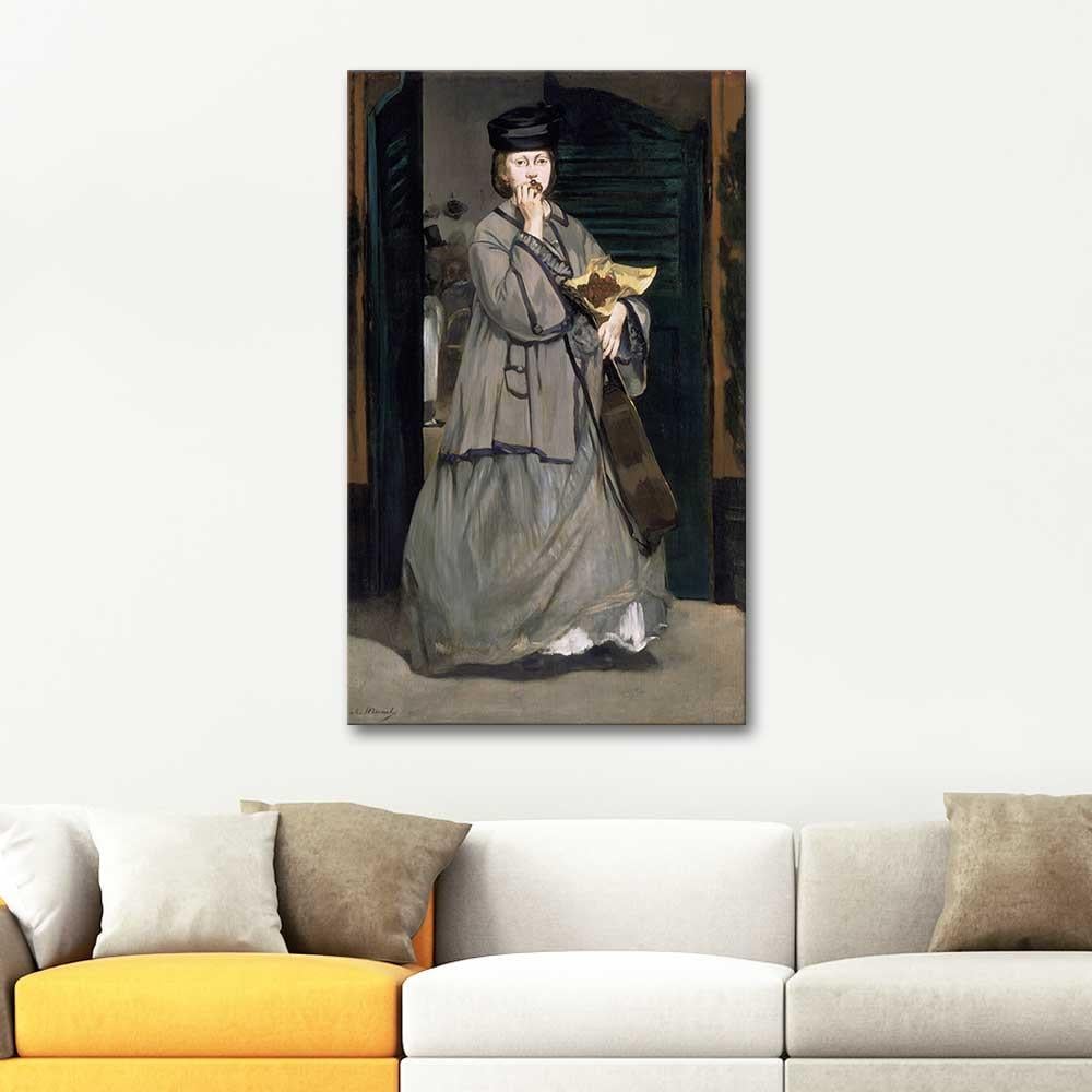 Edouard Manet Sokak Şarkıcısı Kanvas Tablo