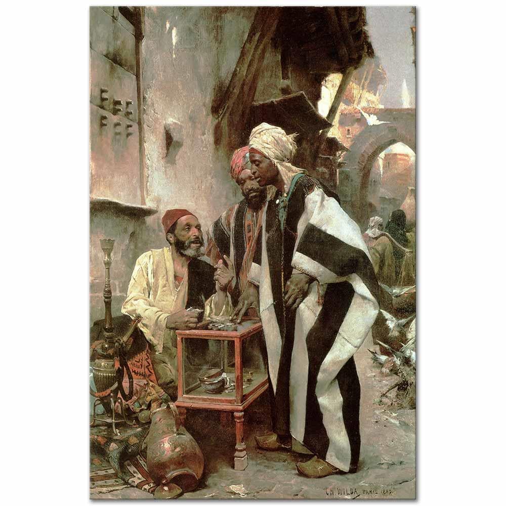 Charles Wilda Sıkı Pazarlık Kanvas Tablo