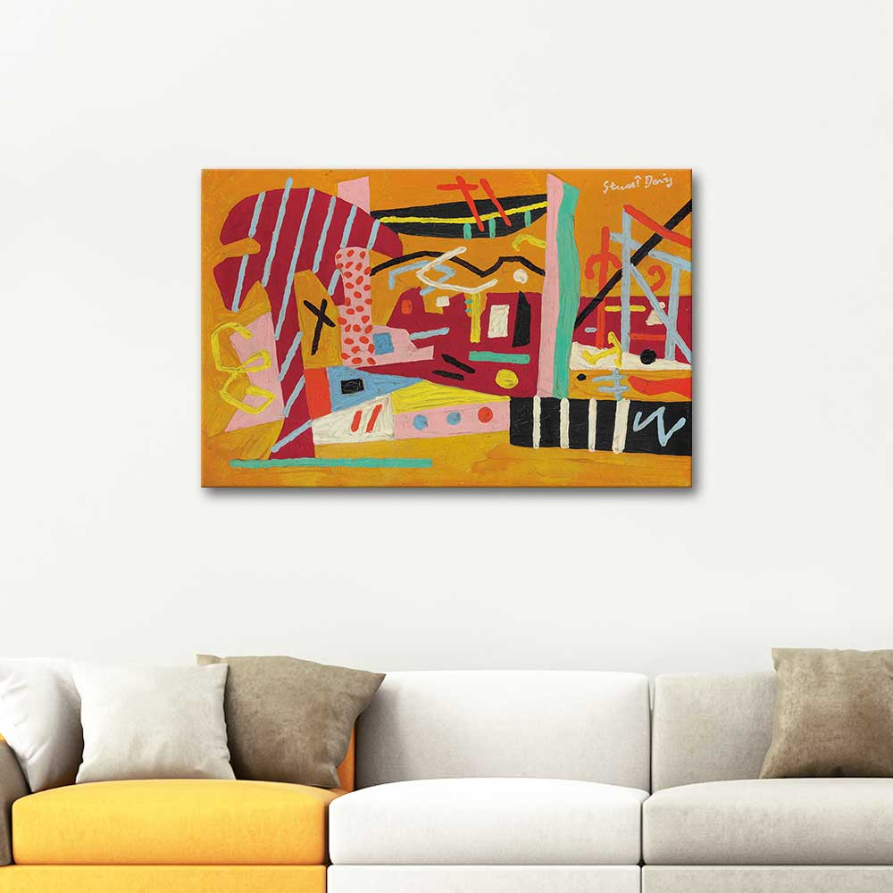 Stuart Davis Autumn Landscape Art Print