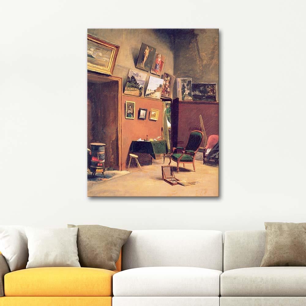 Frederic Bazille Fürstenberg'deki Stüdyo Kanvas Tablo