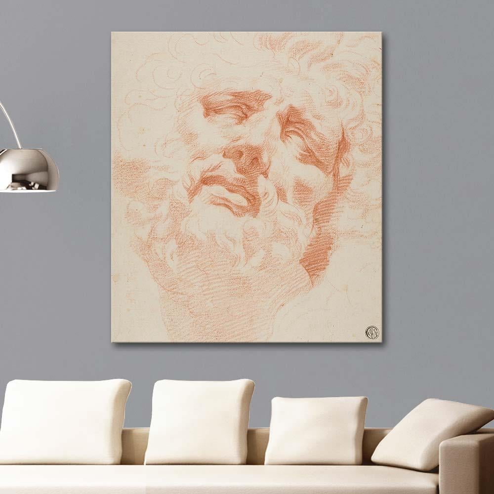 Andrea Appiani Laocoon'un Başı Etüdü Kanvas Tablo