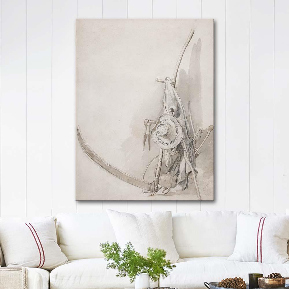 Samuel Palmer Ekin Biçiciler İçin Etüd Kanvas Tablo