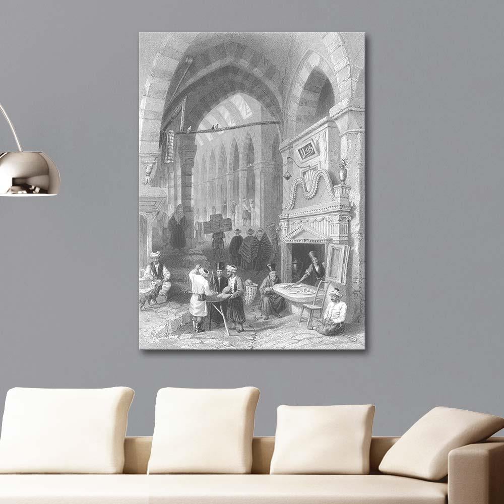 Sultanahmet Square and Obelisk Engraving Art Print