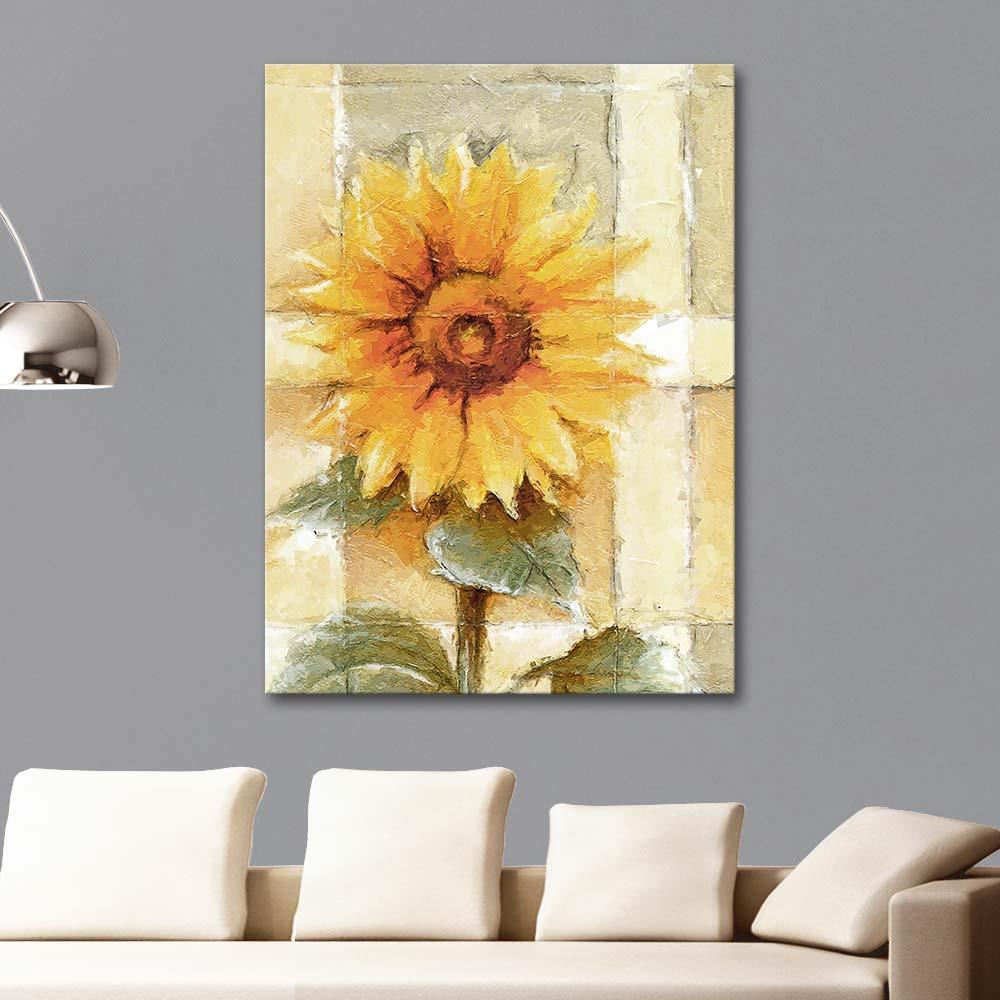 Sunflower Composition as Art Print