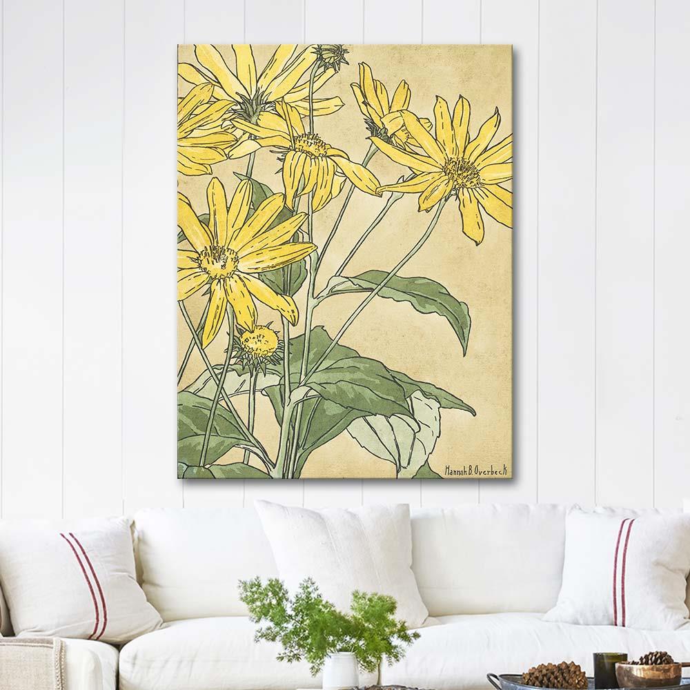 Hannah Borger Overbeck Ayçiçekleri Kanvas Tablo