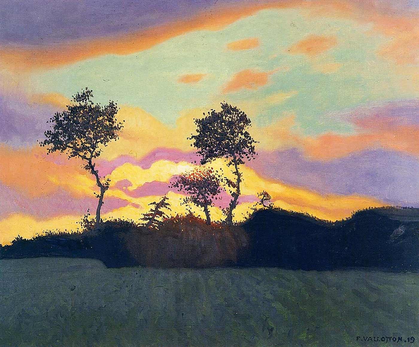 Sunrise Scene by Felix Vallotton