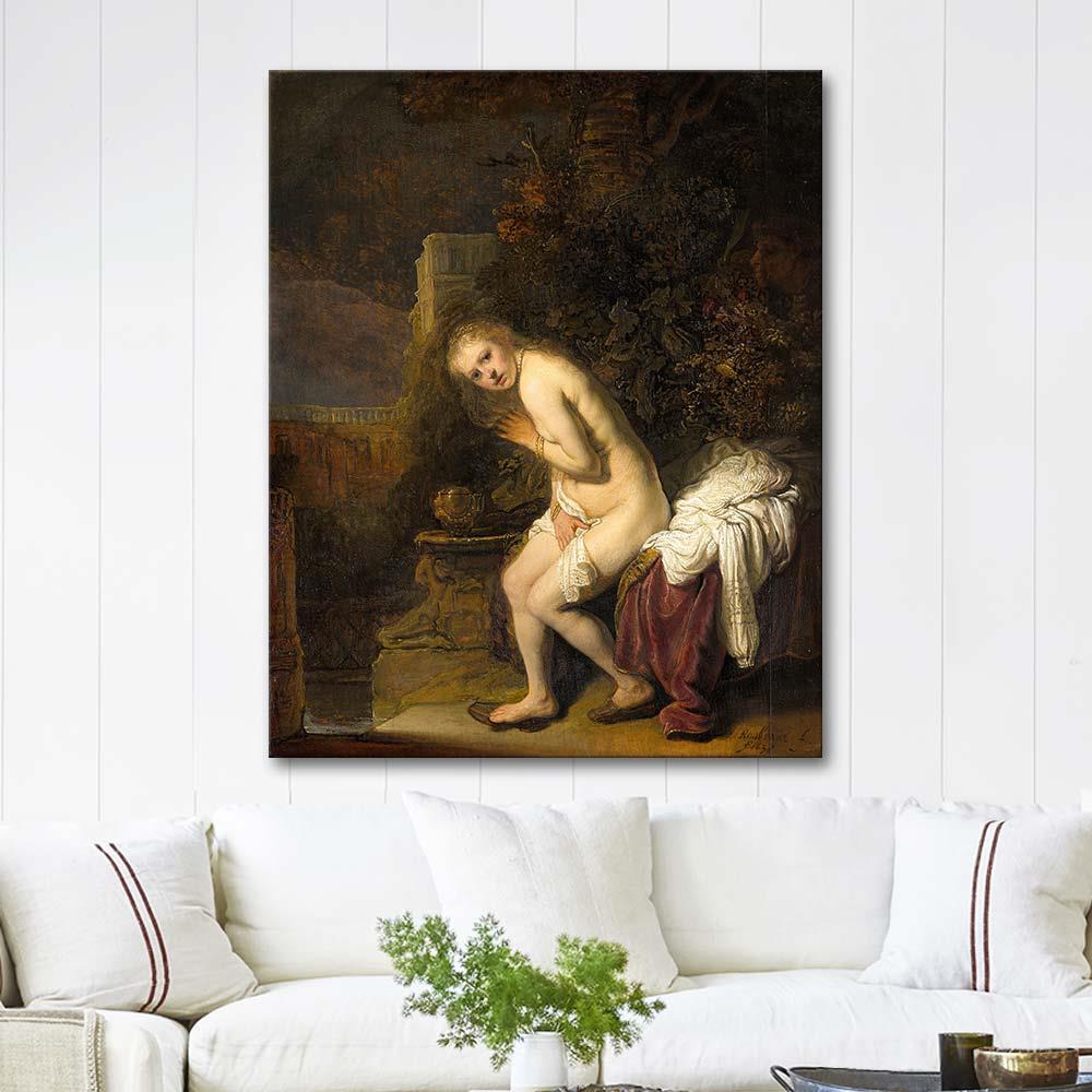 Rembrandt van Rijn Susanna Kanvas Tablo