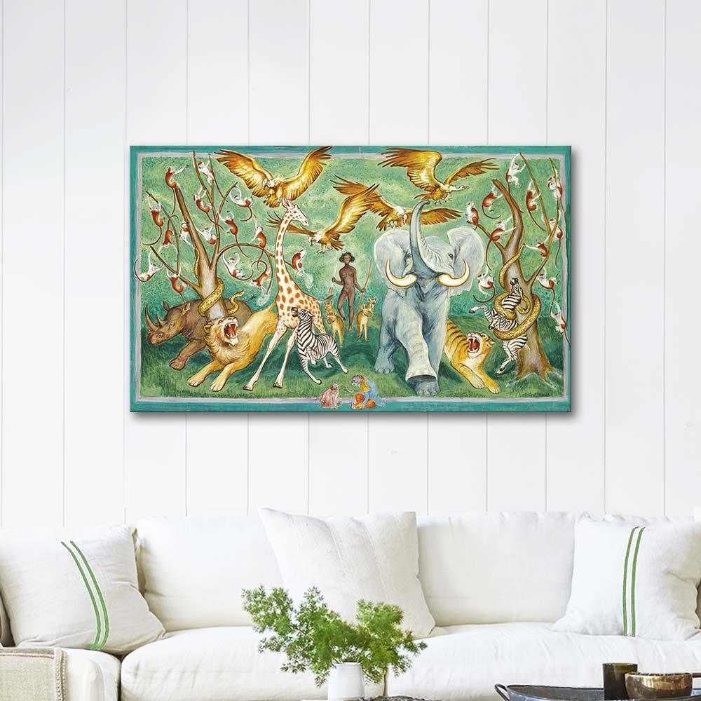 Nils Dardel Siyahi Diana Kanvas Tablo