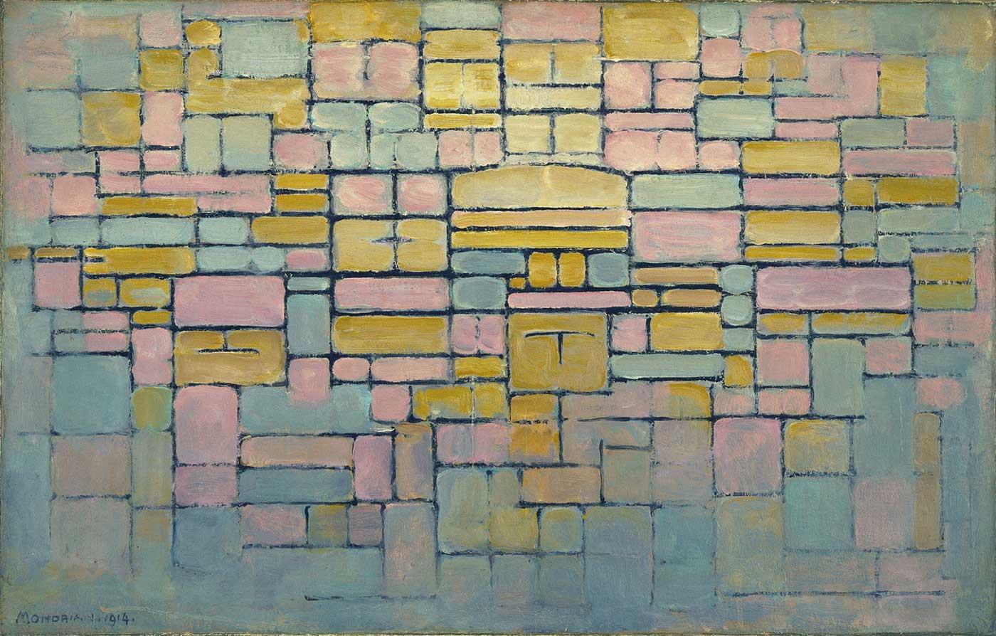 Tableau No 2 Composition No V by Piet Mondrian as Art Print